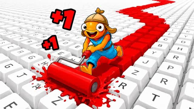 PAINT YOUR KEYBOARD — Fortnite Creative map cover art