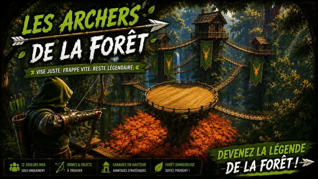 Archer de la forêt — Fortnite Creative map cover art