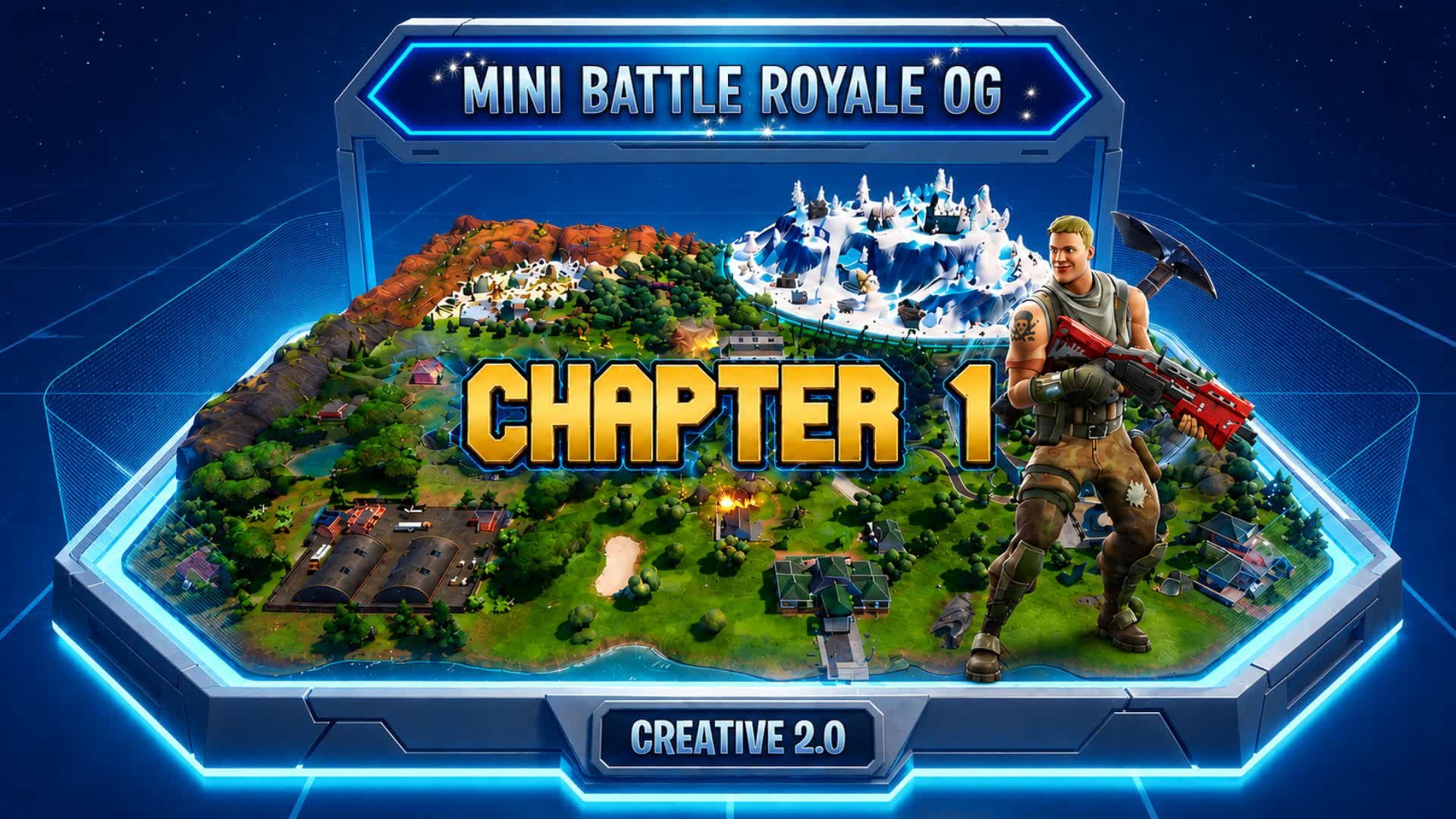 MINI BATTLE ROYALE CH1 OG🗺️ — Fortnite Creative map