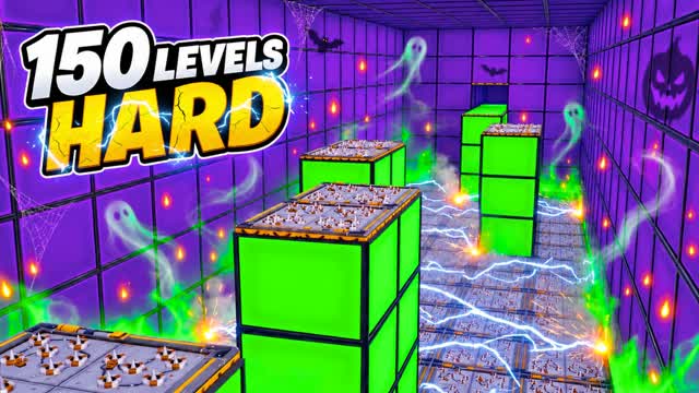 🎃HARD HALLOWEEN PARKOUR🎃1031 باركور — Fortnite Creative map