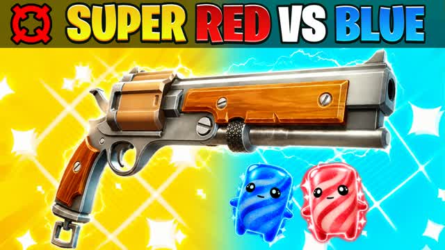 NICE RED VS BLUE🔴🔵 RVB SPRITE — Fortnite Creative map cover art