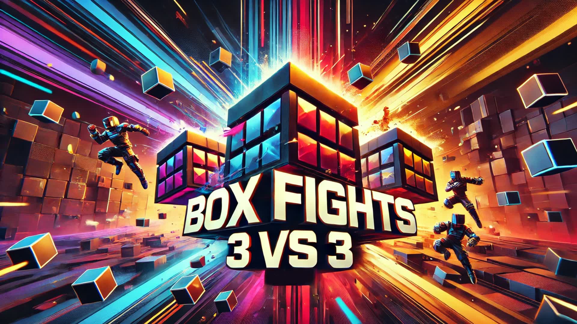 BOX FIGHTS 3 .VS. 3 📦 — Fortnite Creative map