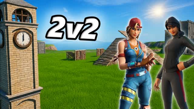 RAW ZONE - 🌀2V2🌀 — Fortnite Creative map