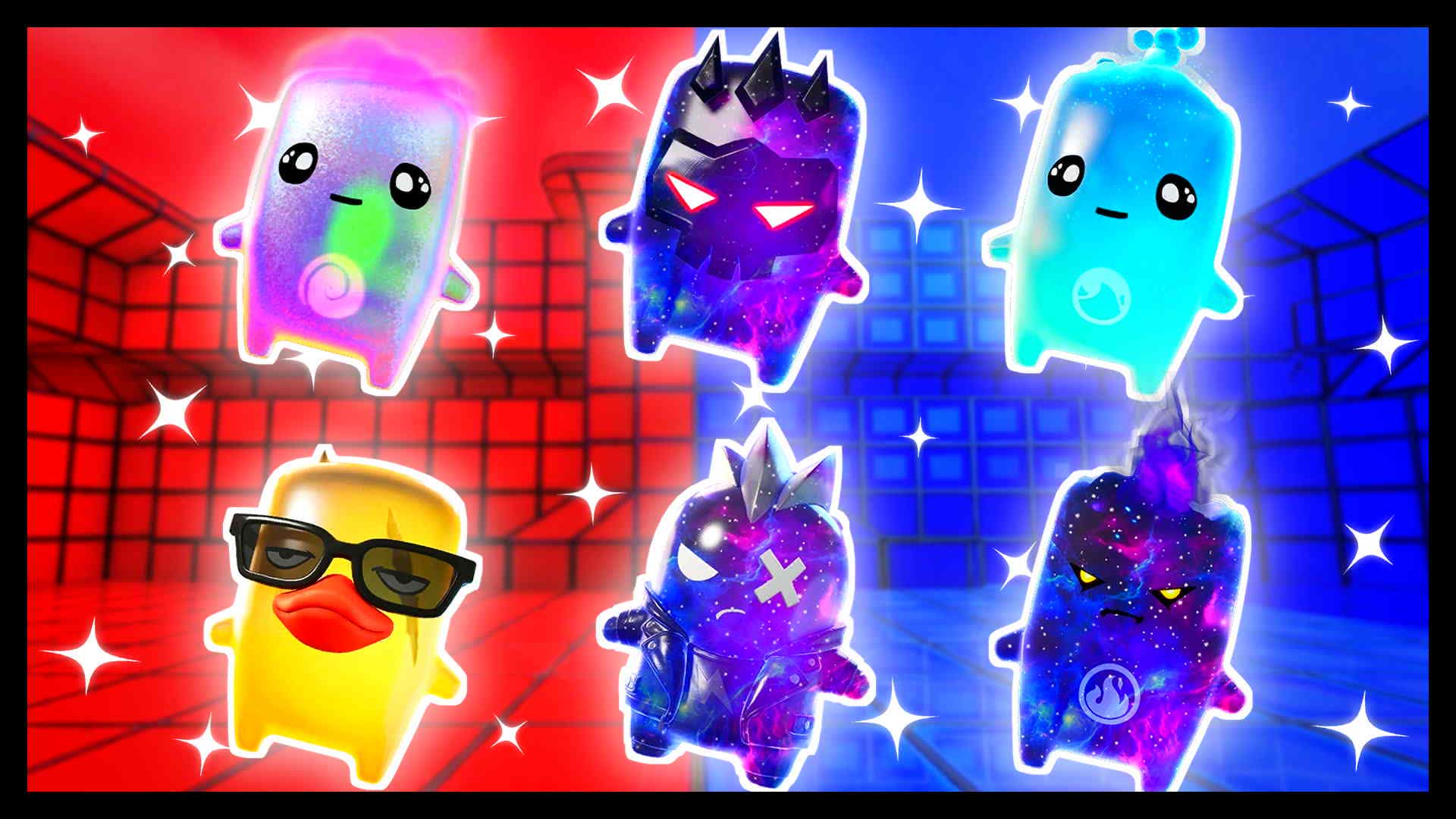 BLUE VS RED CLEAN ADVANCE 🔵🔴 — Fortnite Creative map