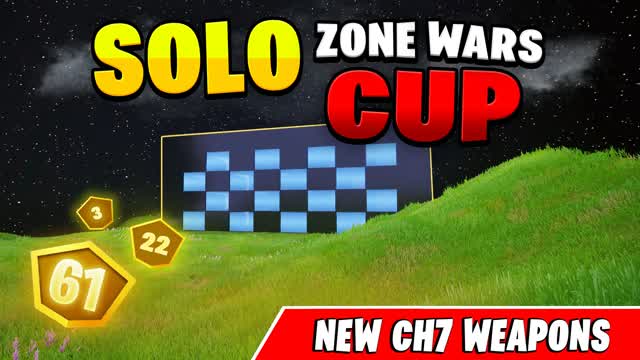 🏆 SOLO ZONE WARS CUP [OZAN] — Fortnite Creative map cover art