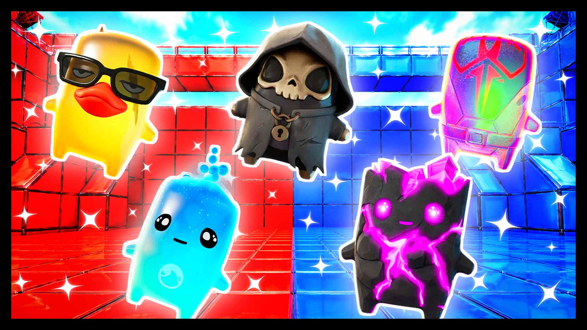 BLUE VS RED NEVER LOSE FOCUS 🔵🔴 — Fortnite Creative map