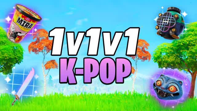 1v1v1 KPOP DEMON HUNTERS Free for All — Fortnite Creative map