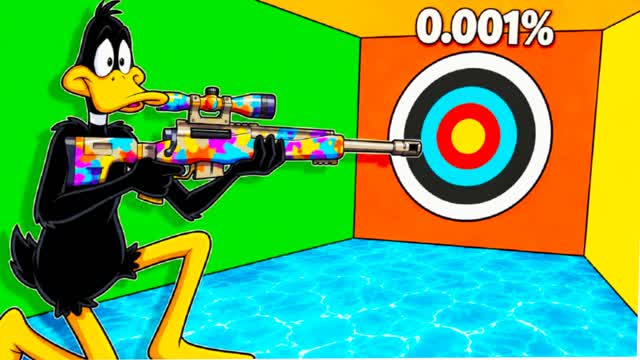🦓 ZEBRA TRICKSHOT PARKOUR CHANGED LANES — Fortnite Creative map cover art