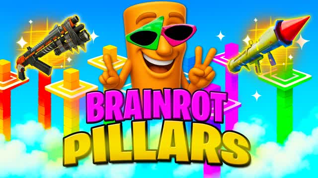 PILLARS BRAINROT!⭐ — Fortnite Creative map cover art