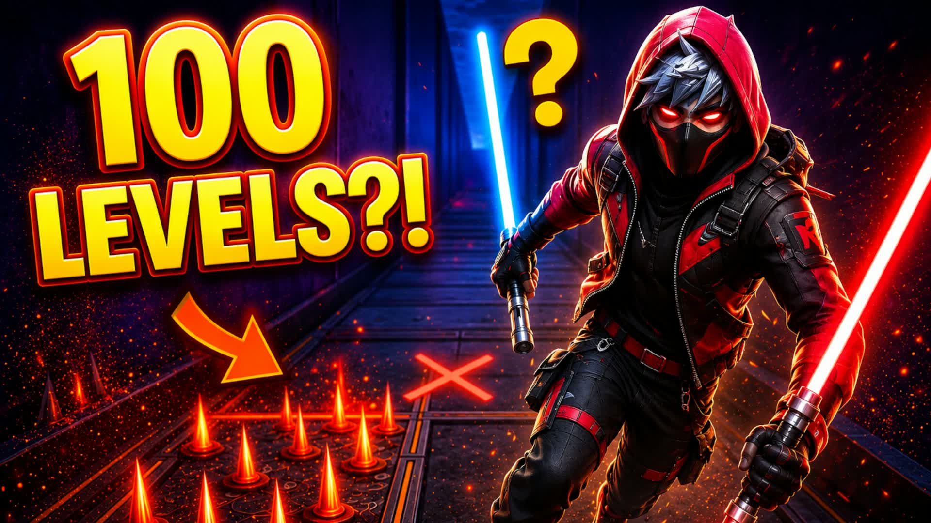 PARKOUR STAR WARS 100+ — Fortnite Creative map