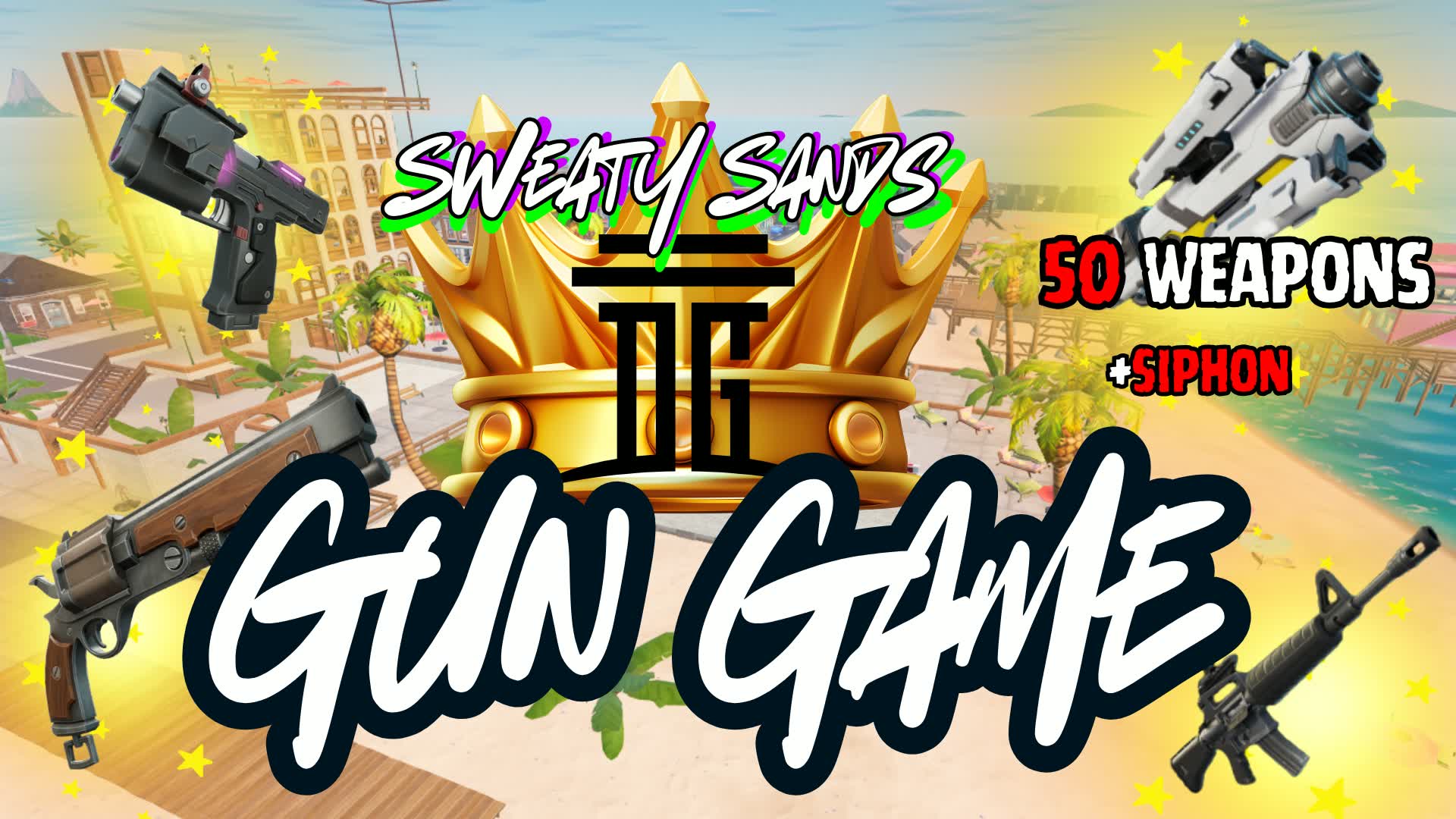 💦Sweaty Sands OG Gun Game💦 — Fortnite Creative map