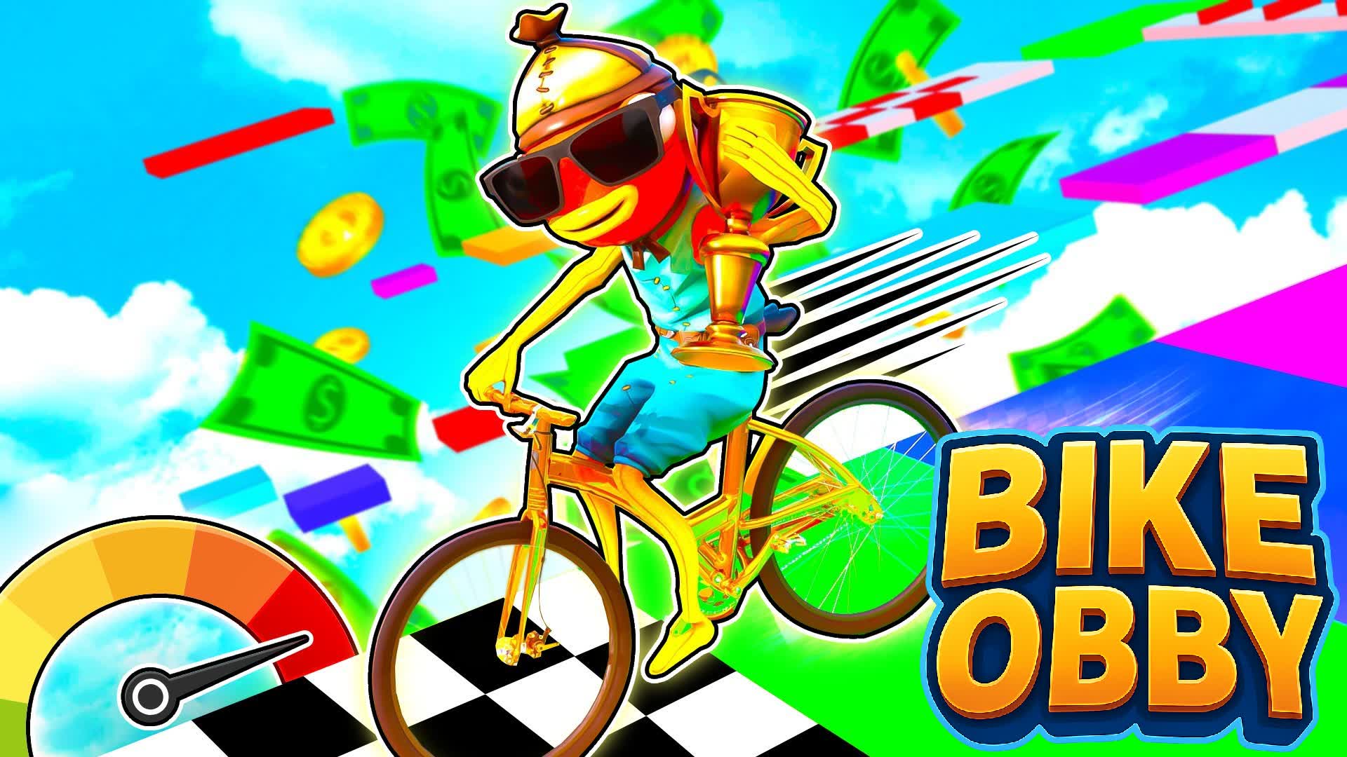 Crazy Bike Obby!🏁🚲 — Fortnite Creative map