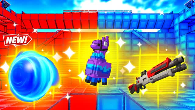 RED VS BLUE HIGH STEP 🔴🔵 — Fortnite Creative map