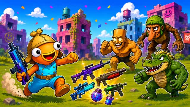 FIGHT BRAINROT [ROGUELIKE] — Fortnite Creative map