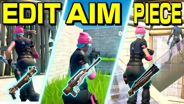 🎯chapter7 warm up! AIM&PIECE&EDIT — Fortnite Creative map cover art