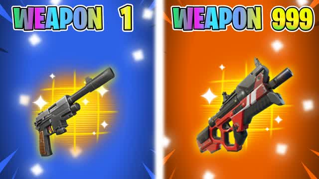 GUN GAME MOD ONE SHOT — Fortnite Creative map
