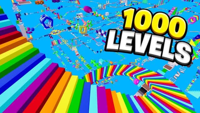 1000 LEVEL OBBY PARKOUR⭐ — Fortnite Creative map