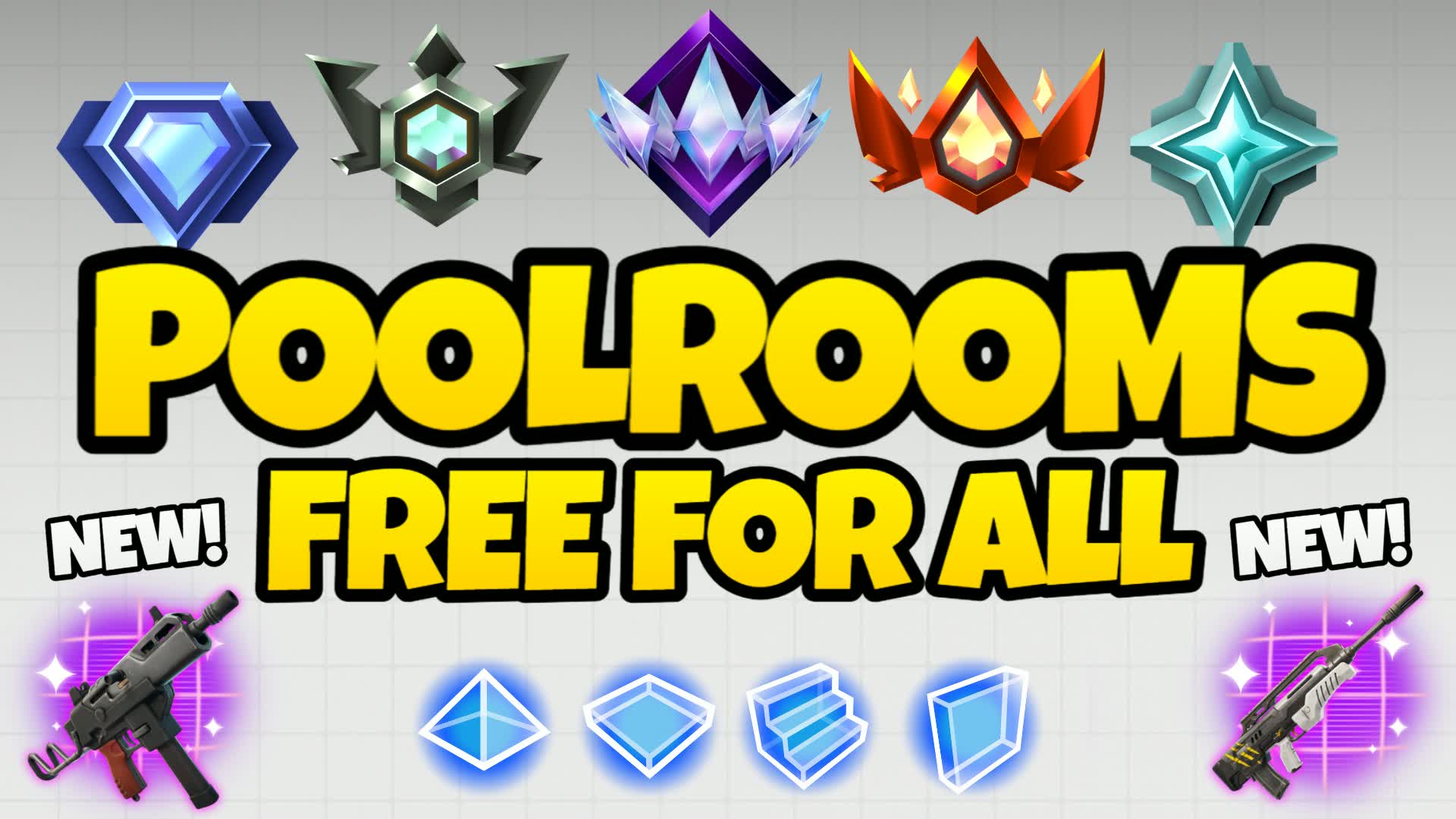 ENDLESS POOLROOMS FFA — Fortnite Creative map