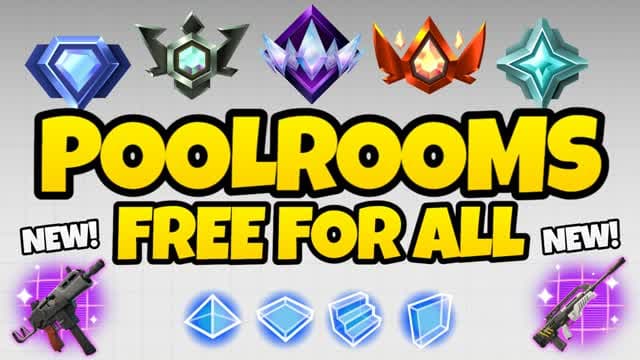 ENDLESS POOLROOMS FFA — Fortnite Creative map cover art
