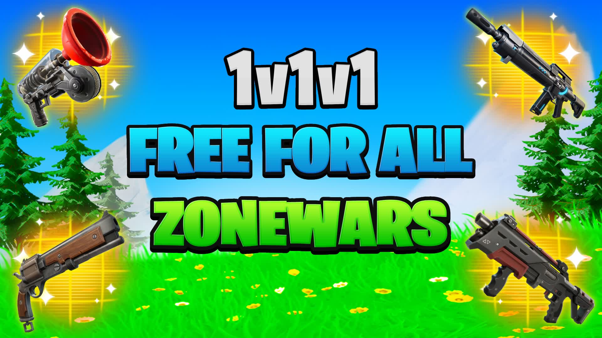 1V1V1 OCTO GAME-FREE FOR ALL⭐️ — Fortnite Creative map