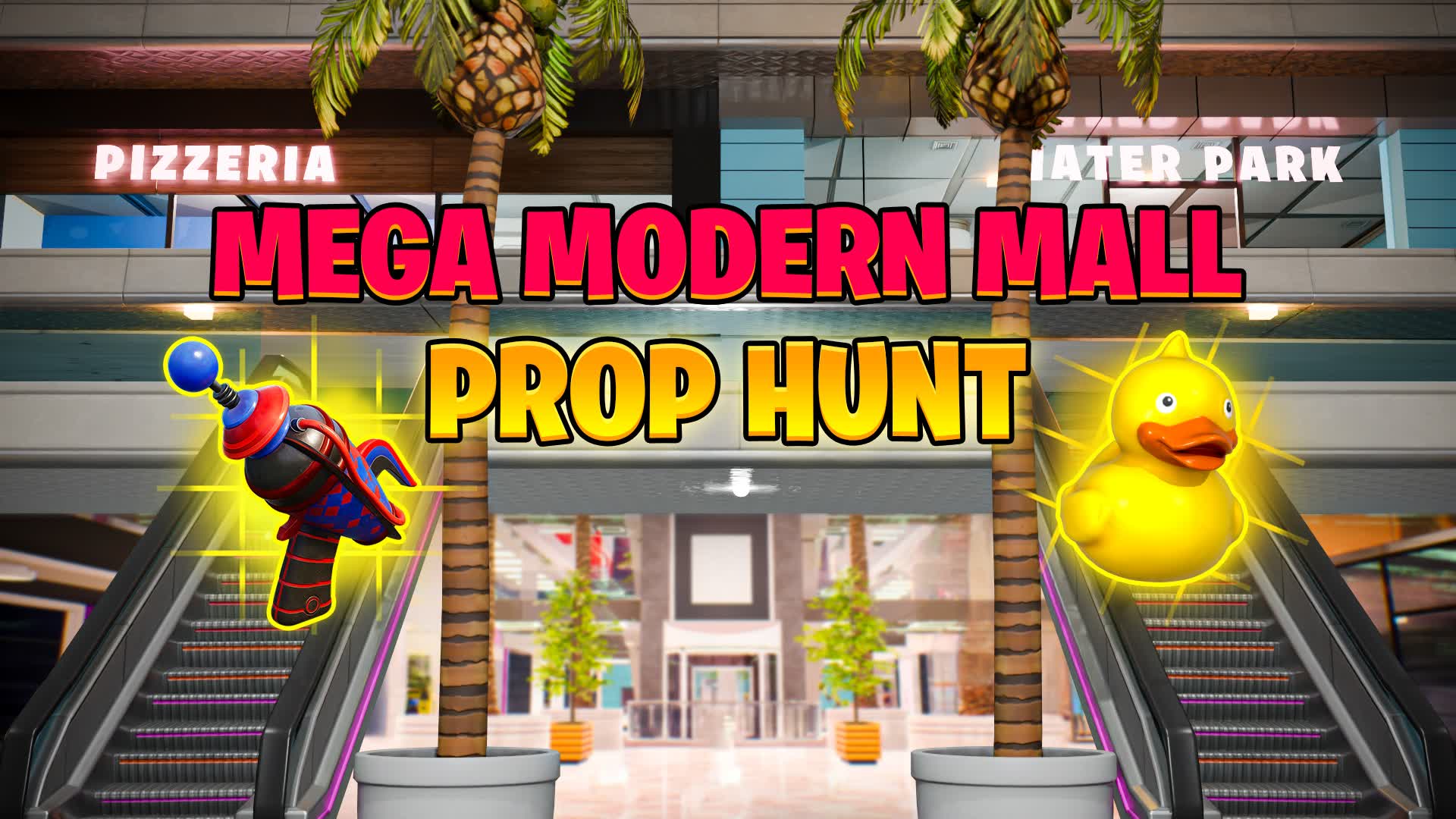 Mega Modern Mall Prop Hunt — Fortnite Creative map
