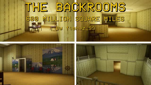 The Backrooms: 600 million square miles — Fortnite Creative map cover art