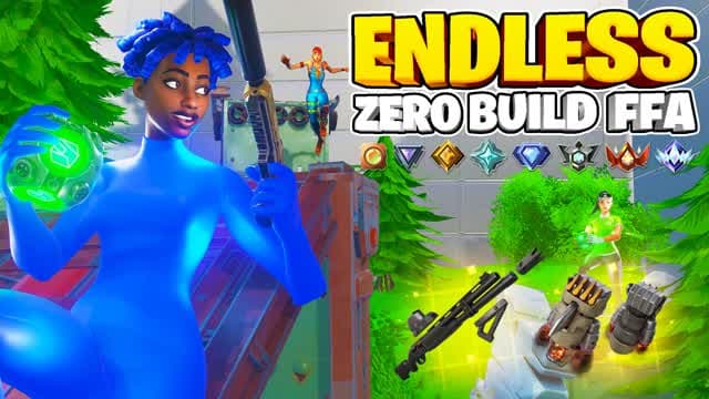 ZERO BUILD [FFA] — Fortnite Creative map cover art