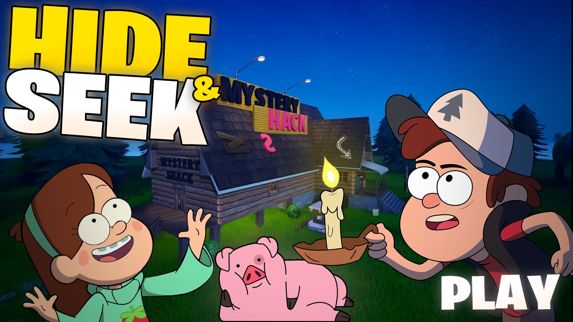 GRAVITY FALLS HIDE AND SEEK — Fortnite Creative map