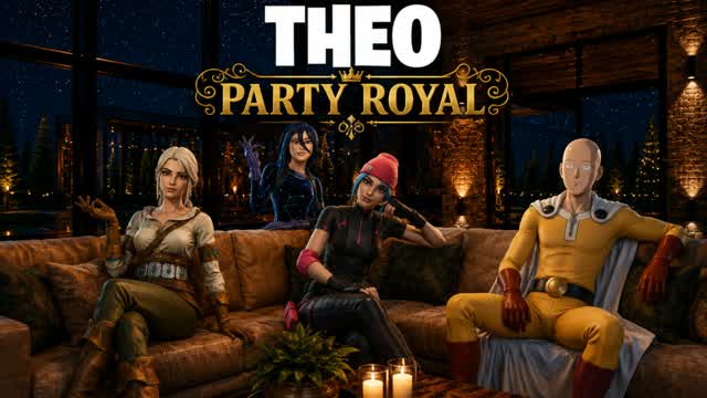 THEO Party Royal 2.0 — Fortnite Creative map cover art