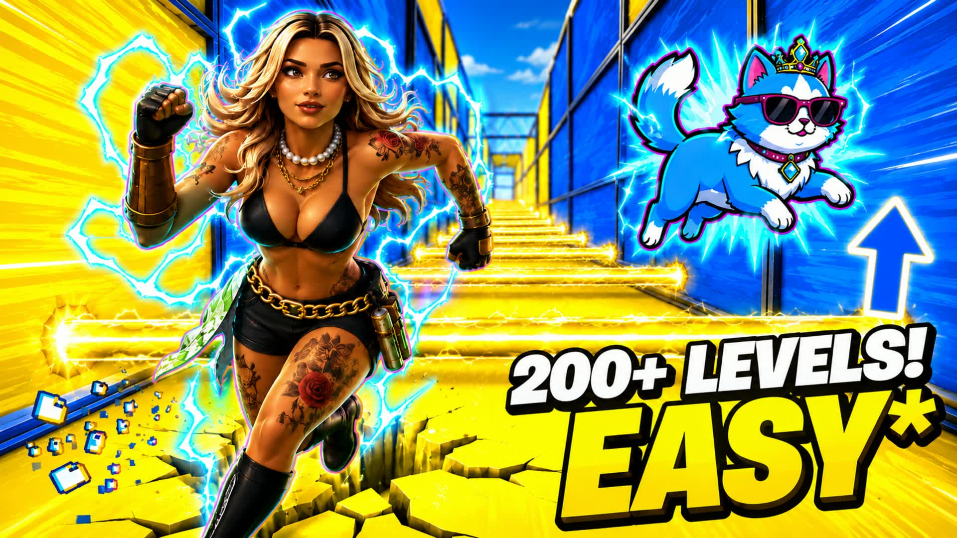✨ 200+ DEATHRUN LEVELS ✨[PARKOUR] — Fortnite Creative map