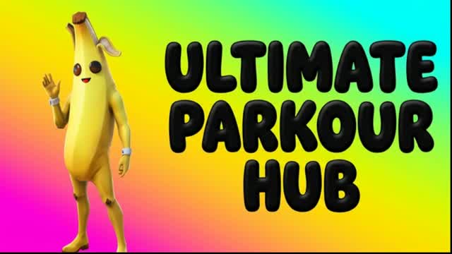 ULTIMATE PARKOUR HUB — Fortnite Creative map cover art