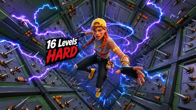 HARD 16 LEVELS (0492) — Fortnite Creative map