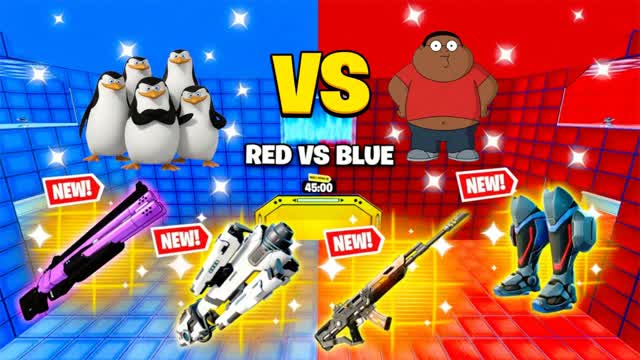 GUT GENUG RED VS BLUE  🔴🔵 — Fortnite Creative map cover art