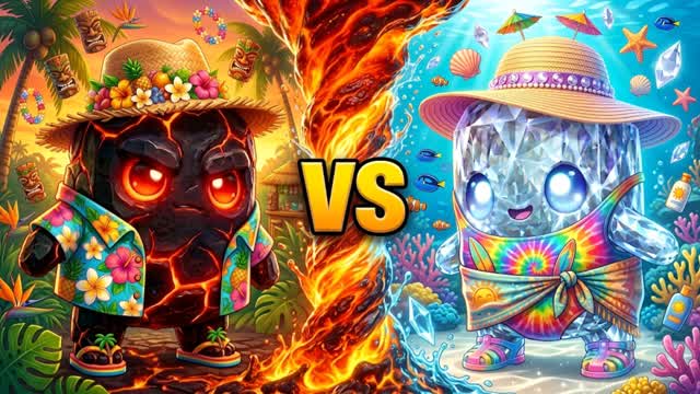 RIVALS RED VS BLUE 🔴🔵 IMPACT MASSIVE💣 — Fortnite Creative map cover art