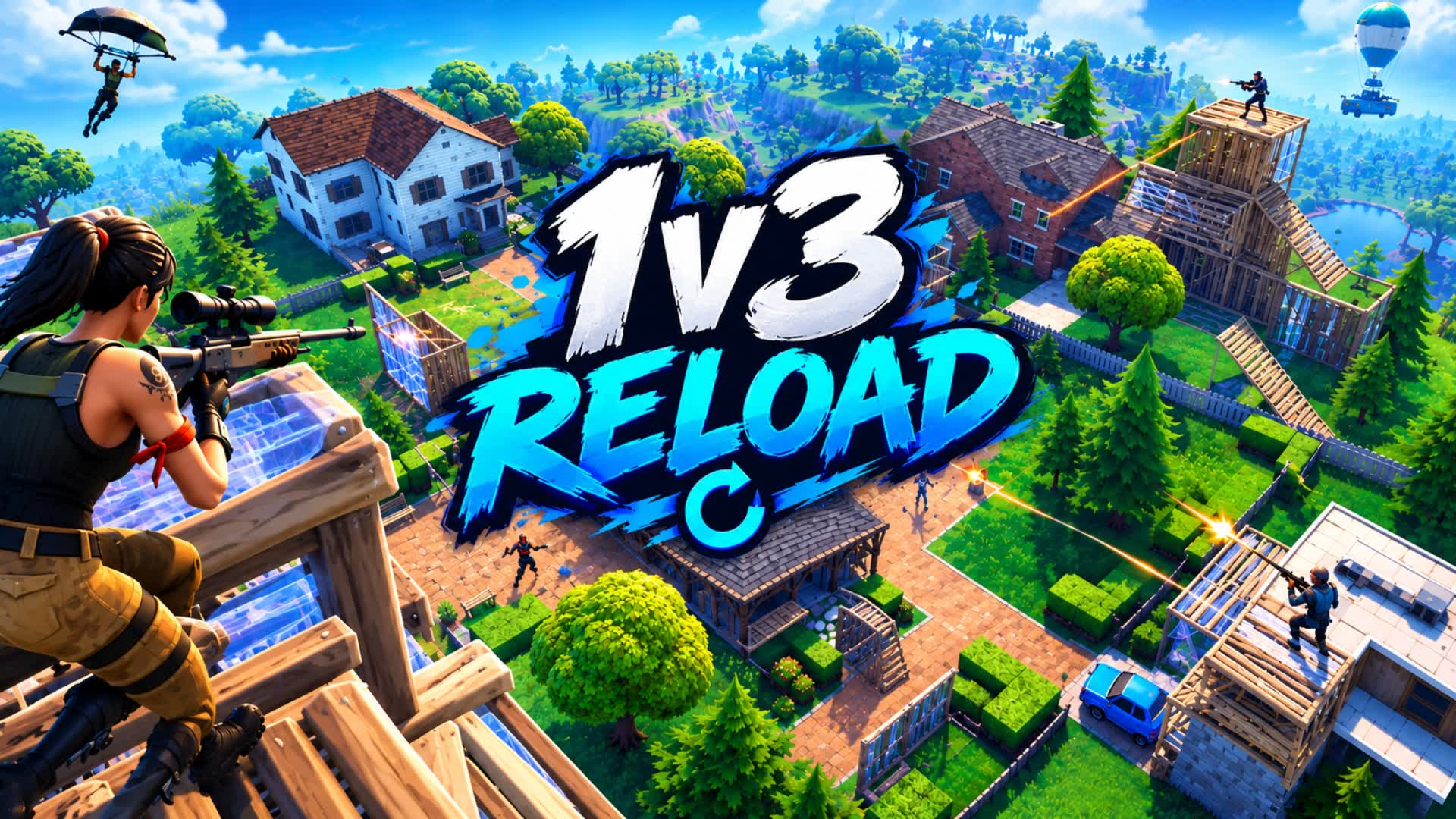 1v3 RELOAD - IDEAL FOR SQUADS — Fortnite Creative map
