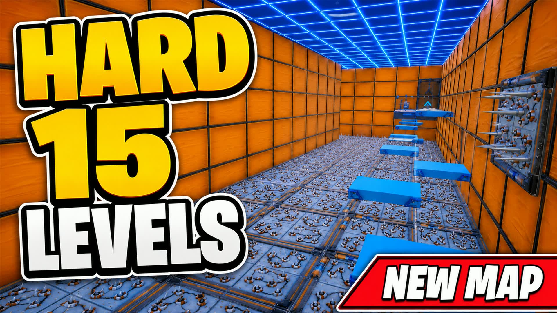 HARD PARKOUR 15 LEVELS باركور صعب — Fortnite Creative map