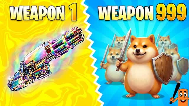 GUNGAME WOOF 🐶 — Fortnite Creative map
