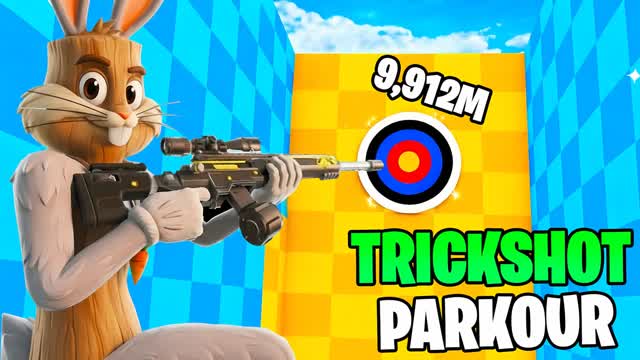 ⭐️TRICKSHOT PARKOUR 300+🎯 — Fortnite Creative map