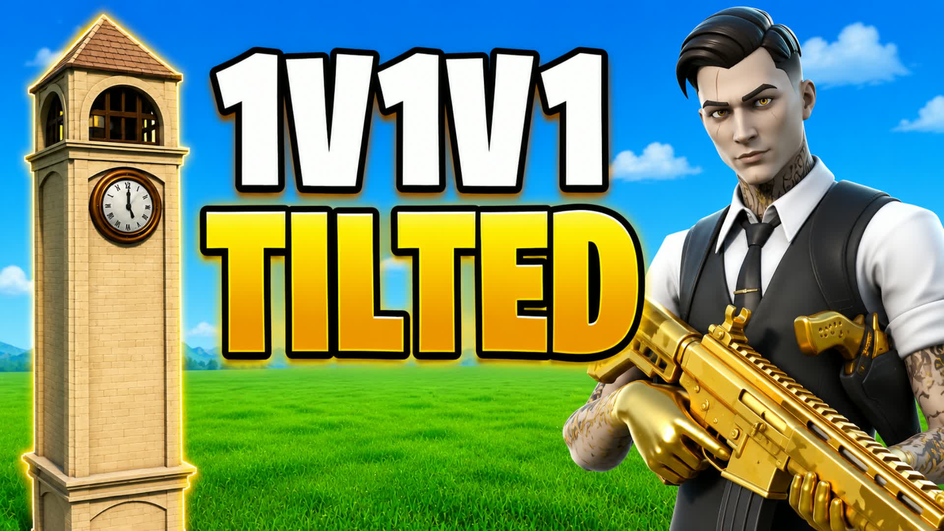 GLORY 1V1V1 TILTED 🔥 - ملطوخ تلتد — Fortnite Creative map