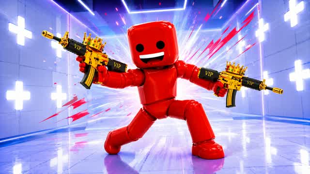 RED VS BLUE MOTORICA 🔴🔵 — Fortnite Creative map cover art