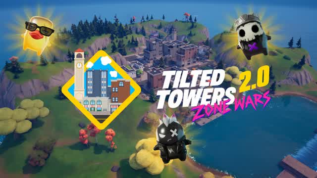 The Tilted Towers Zonewars 2.0 — Fortnite Creative map cover art
