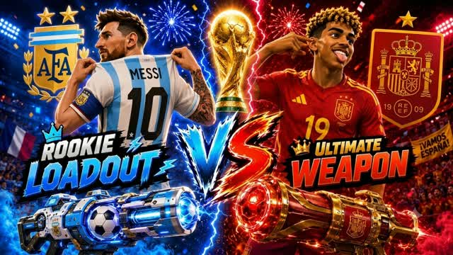 SPAIN VS ARGENTINA GUN GAME — Fortnite Creative map cover art