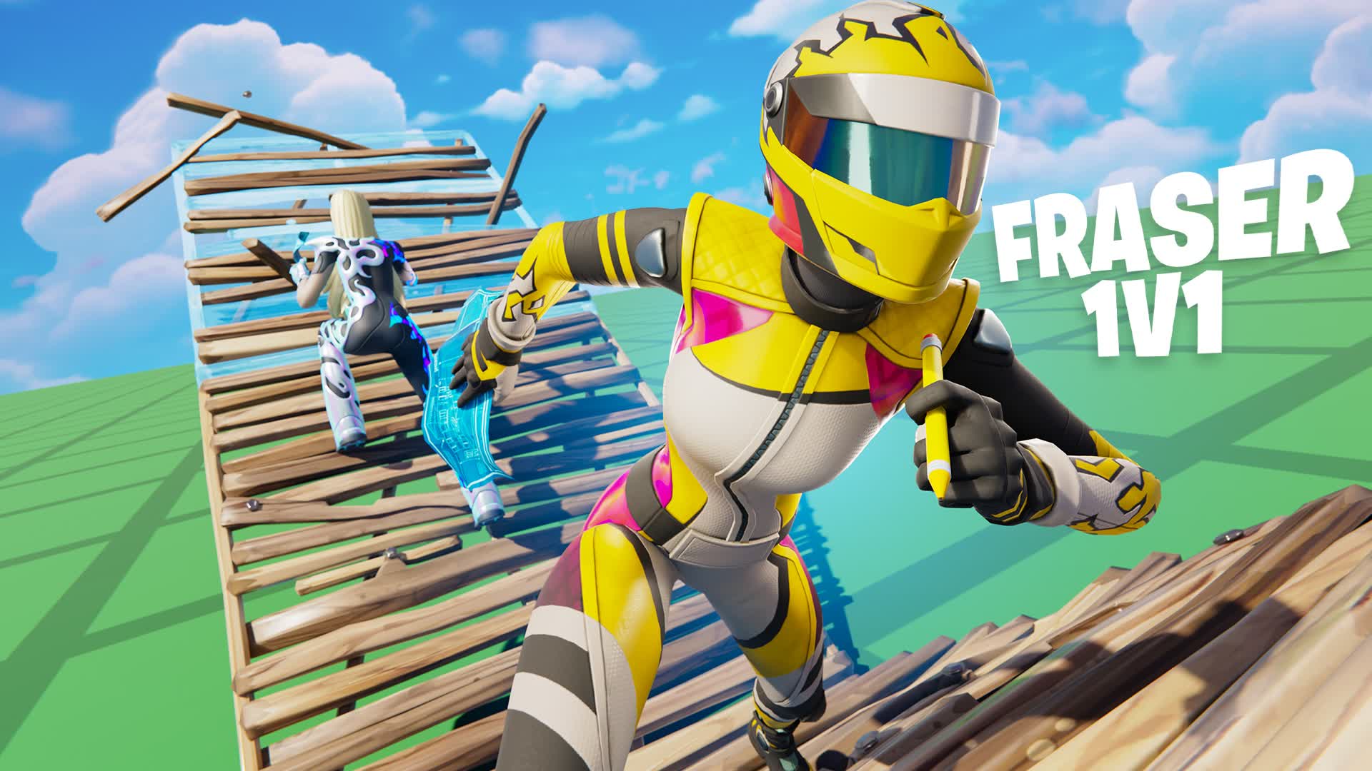 FRASER 1V1 BUILD FIGHTS! (200 PUMPS) — Fortnite Creative map