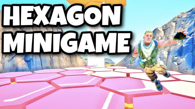 🔷HEXAGON MINIGAME - Block fall — Fortnite Creative map