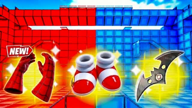 🔴 RED VS BLUE CRAZY FINAL SHOWDOWN 🔵 — Fortnite Creative map cover art