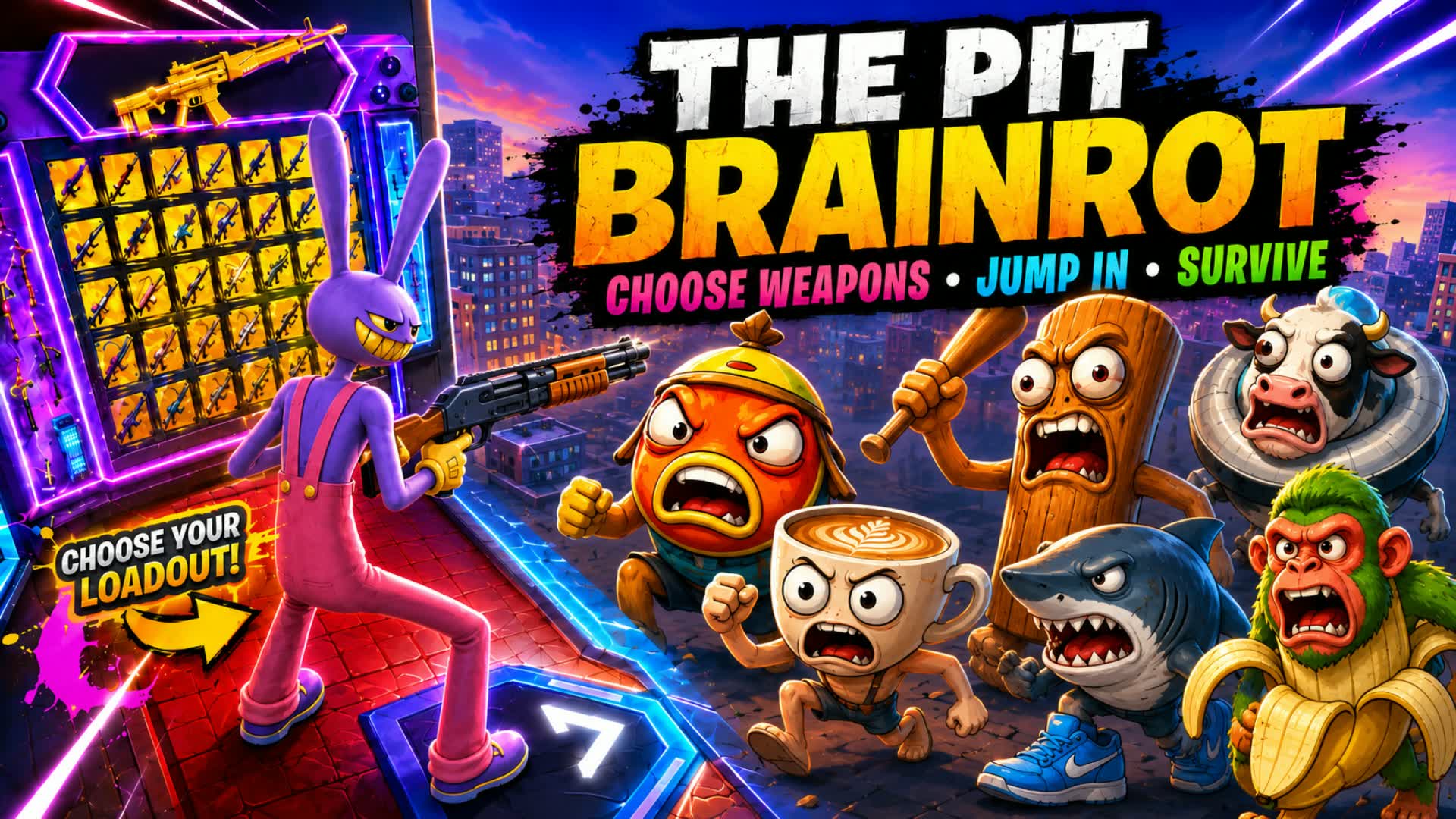 The Pit Brainrot — Fortnite Creative map