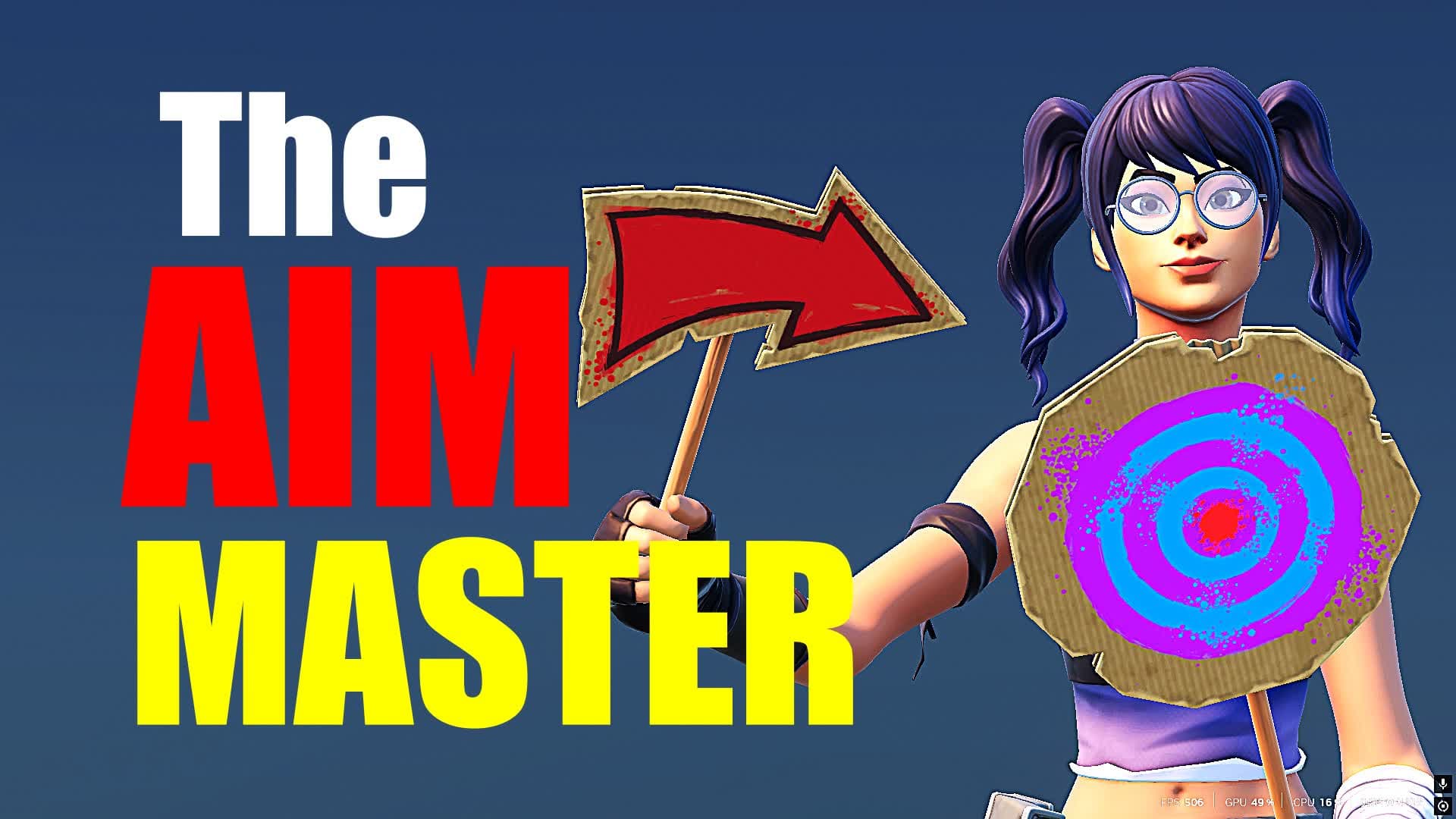 The AIM MASTER — Fortnite Creative map