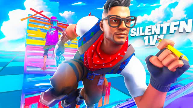 Silentfn 1v1 Map (200 Pumps) — Fortnite Creative map cover art