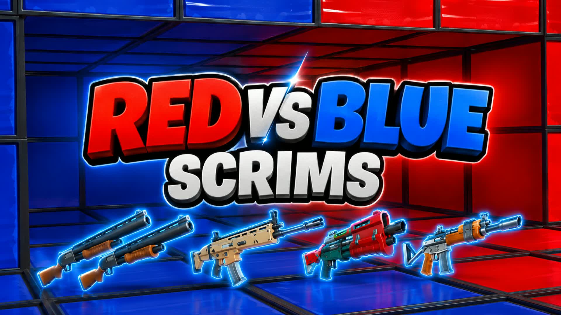 RED VS BLUE SCRIMS — Fortnite Creative map