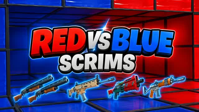 RED VS BLUE SCRIMS — Fortnite Creative map cover art